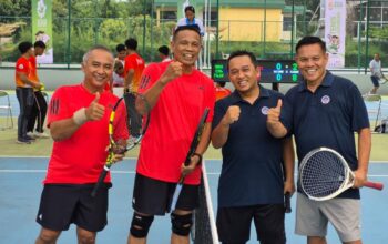 Tenis UNP Menang Telak di Sejumlah Partai pada Hari Kedua LPTK Cup XXII di Medan