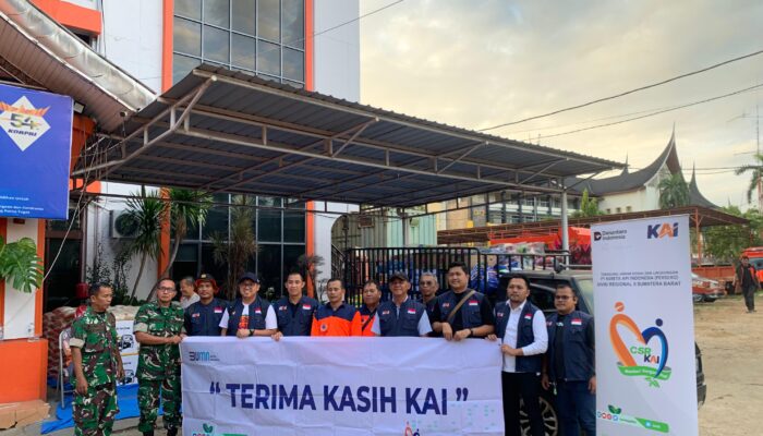 Total Bantuan TJSL KAI Sumbar Tembus Rp 552 Juta, Penyaluran Tahap Dua Resmi Digulirkan