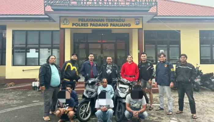 Polres Padang Panjang Tangkap Pelaku Curanmor