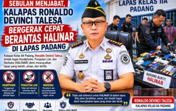 Sebulan Menjabat, Kalapas Ronado Davinci Bergerak Cepat Berantas Halinar di Lapas Padang