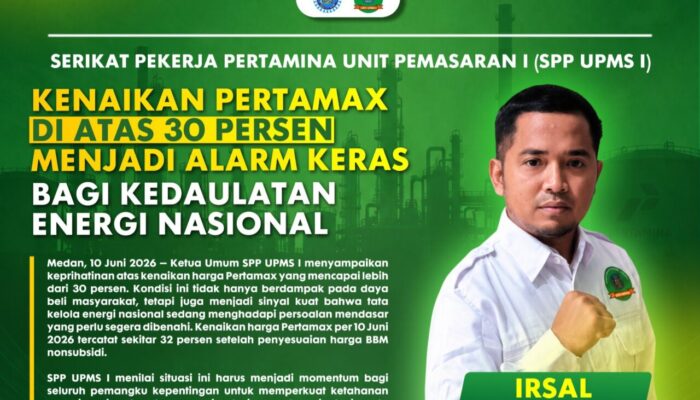 Pertamax Naik Lebih dari 30 Persen, SPP UPMS I Minta Penguatan Fondasi Energi Nasional