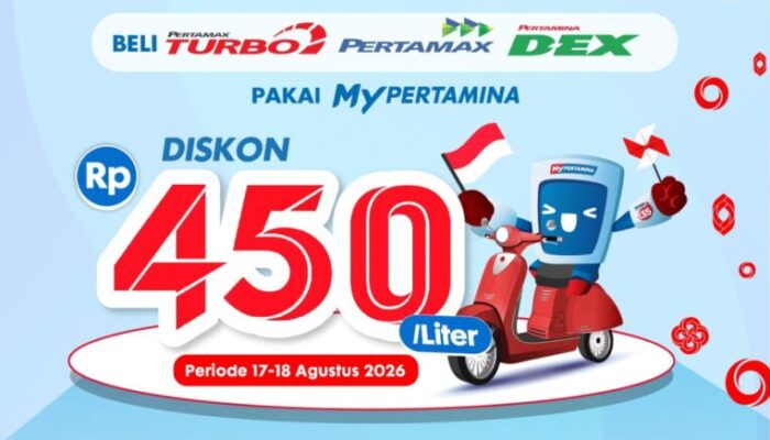 Promo Kemerdekaan Pertamina: Beli BBM Lewat MyPertamina Dapat Diskon Rp450